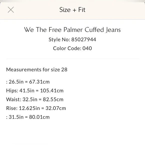 Free People We the Free Palmer Cuffed Jeans - Picture 6 of 6
